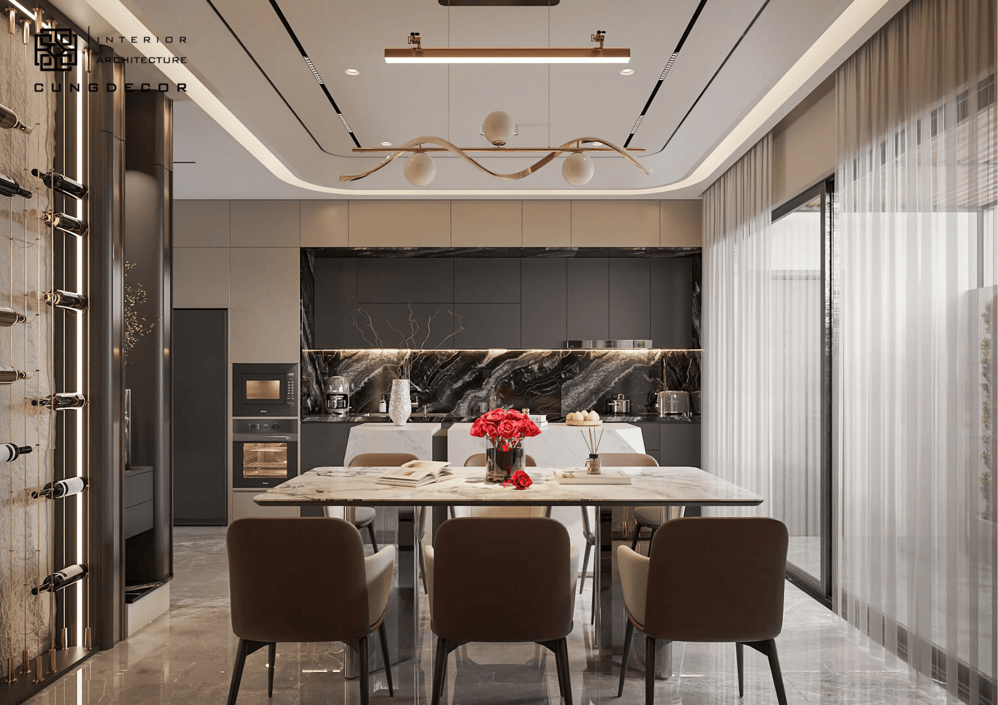 Nhà phố hiện đại